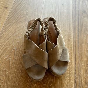 Joie Garden Platform Espadrille Wedge Sandal